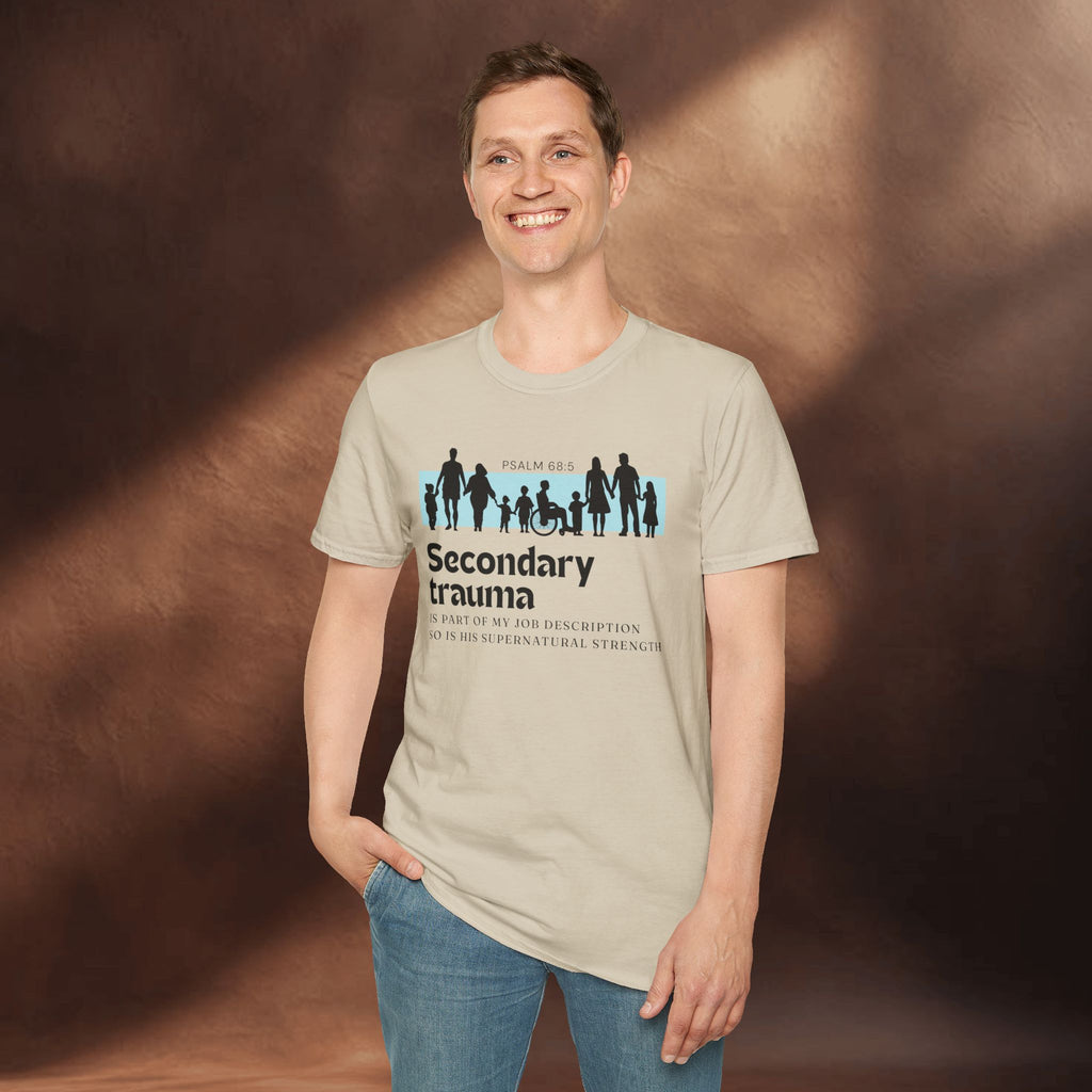 His Supernatural Strength - Psalm 68:5 T-Shirt