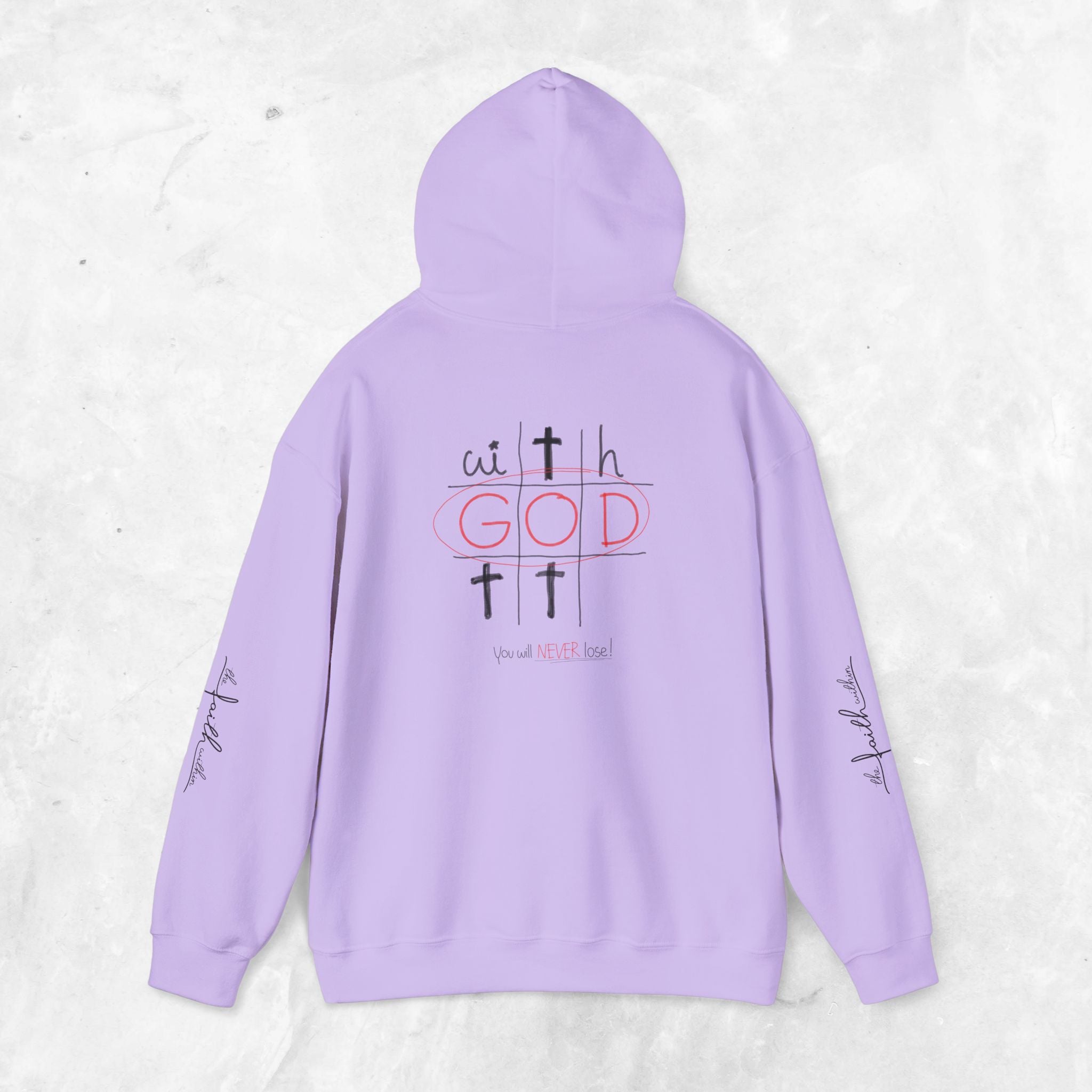 With God you will never lose hoodie