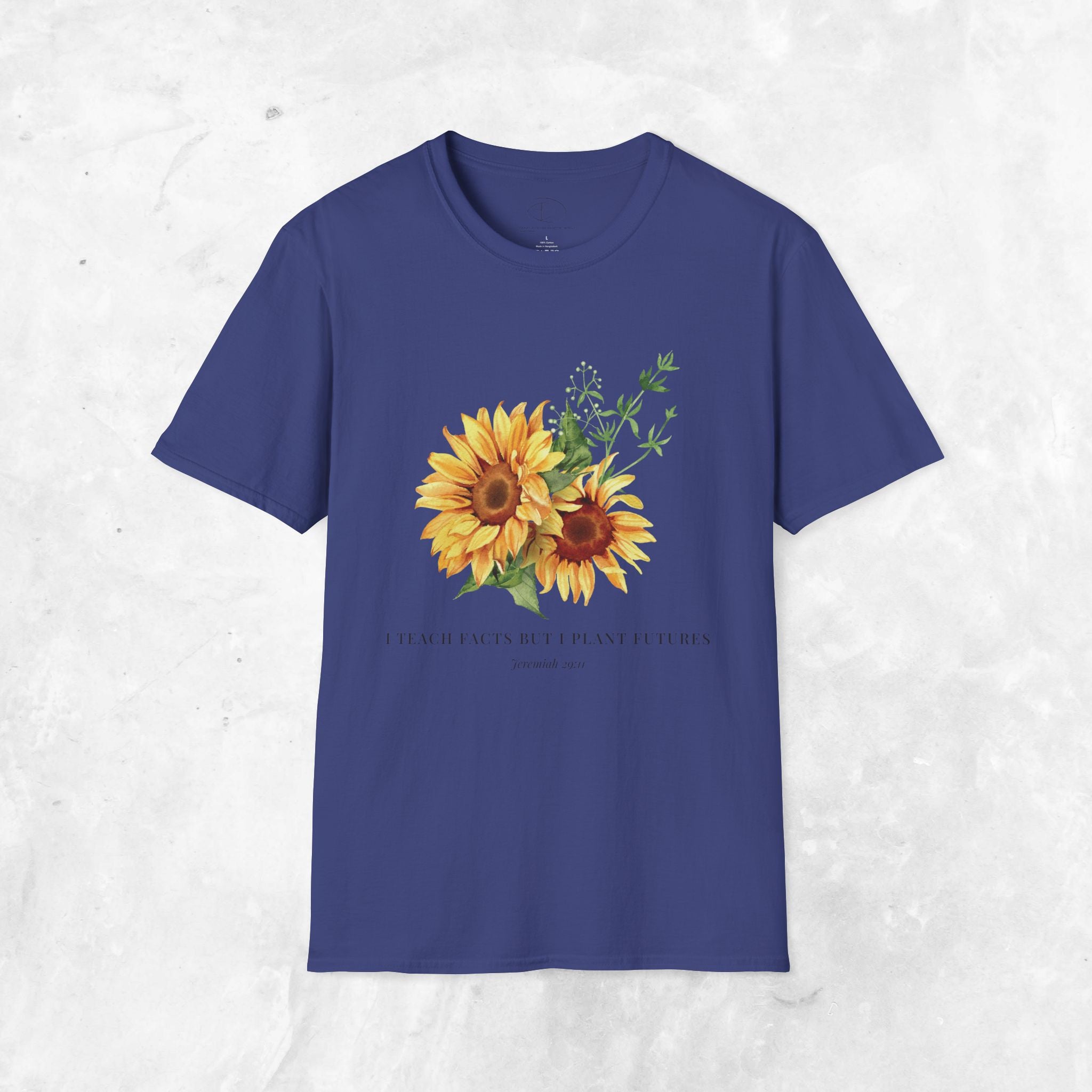 Jeremiah 29:11 T-shirt - Sunflower front