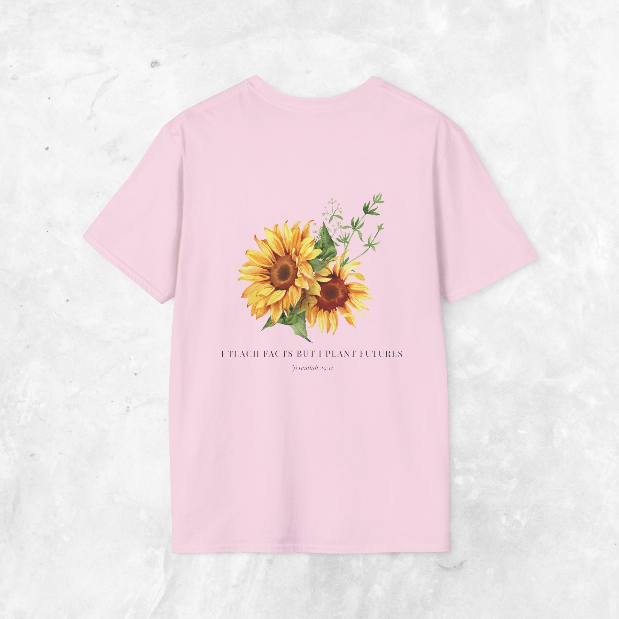 Jeremiah 29:11 T-shirt - Sunflower Back