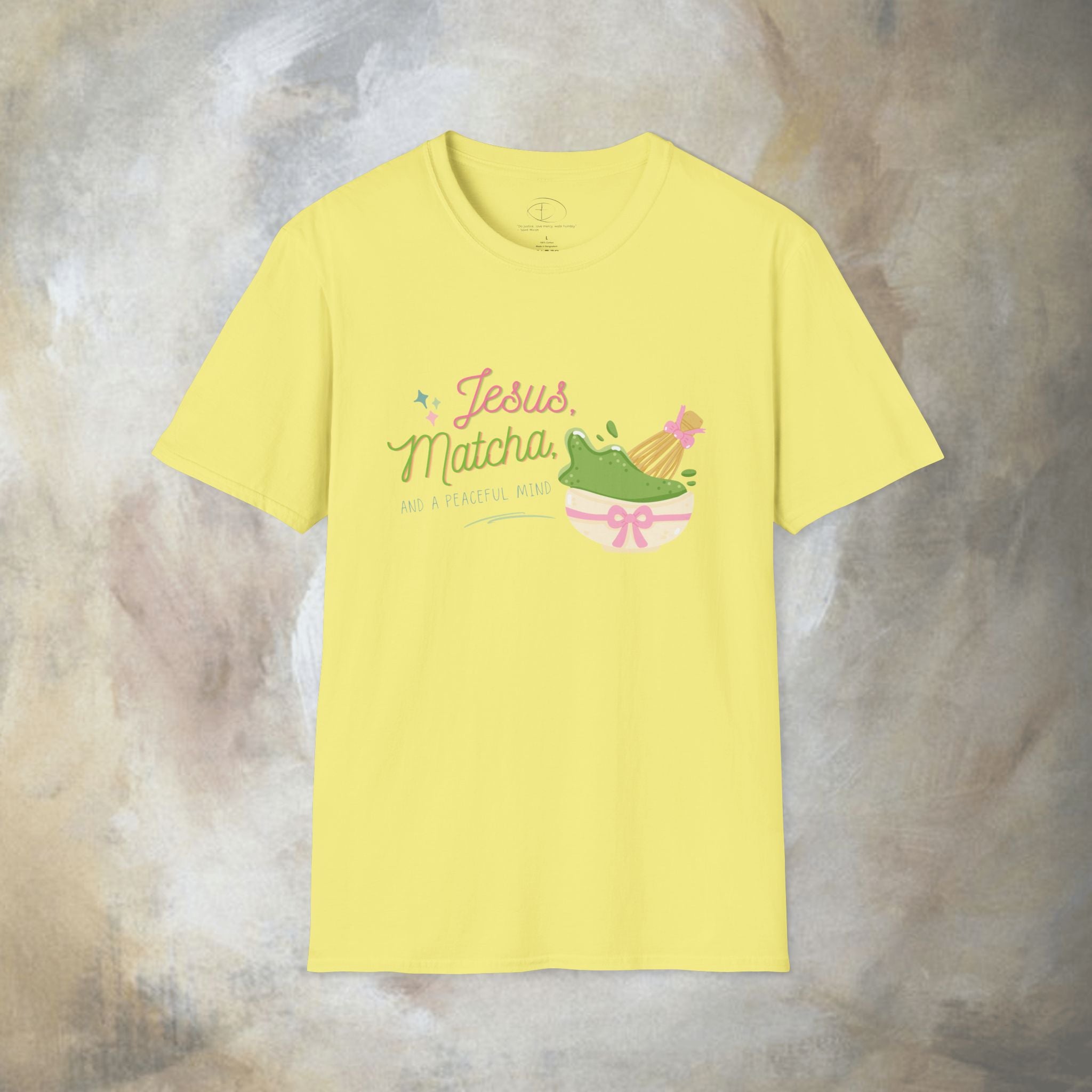 Jesus, Matcha and a peaceful mind T-shirt