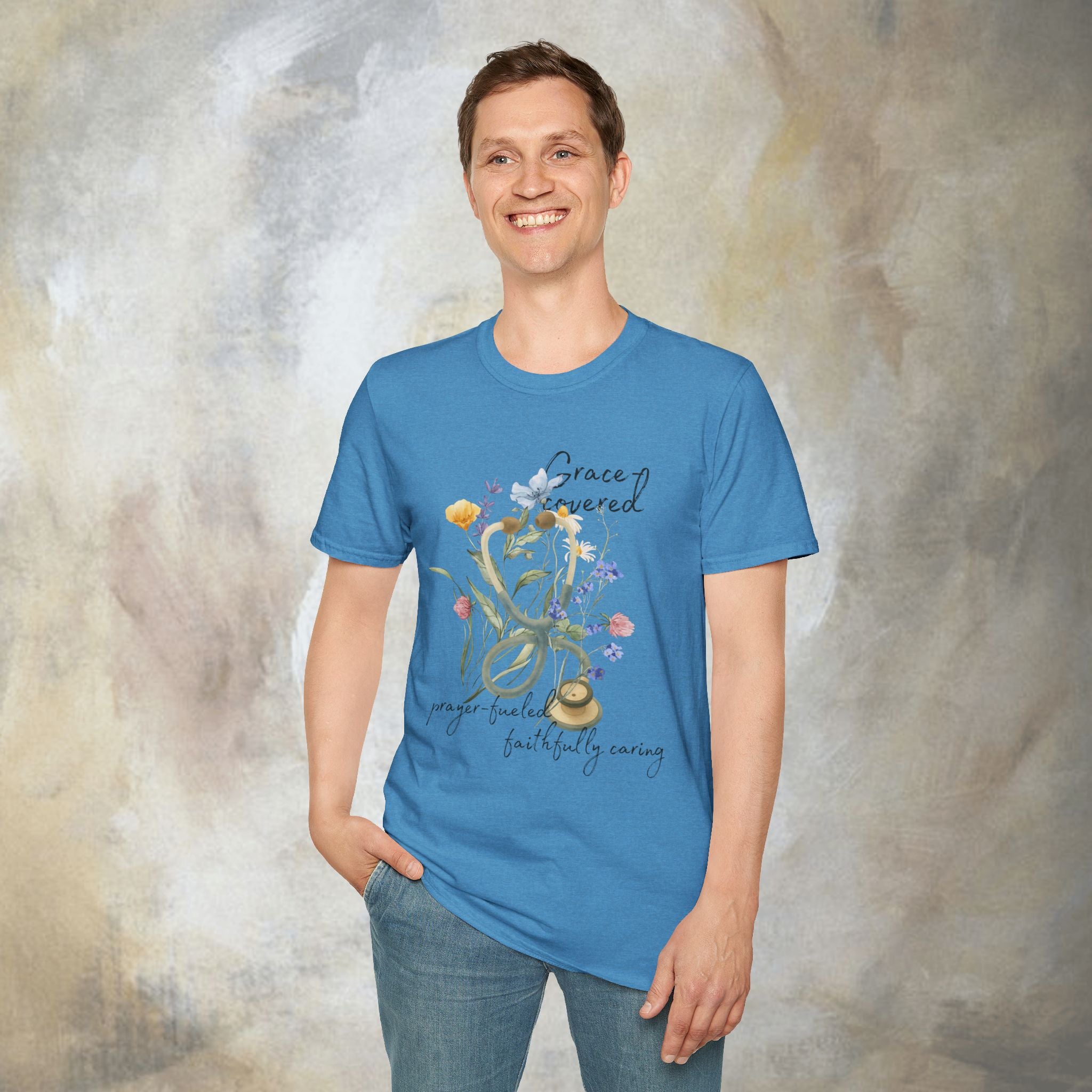 Grace covered, prayer fueled, faithfully caring T-Shirt