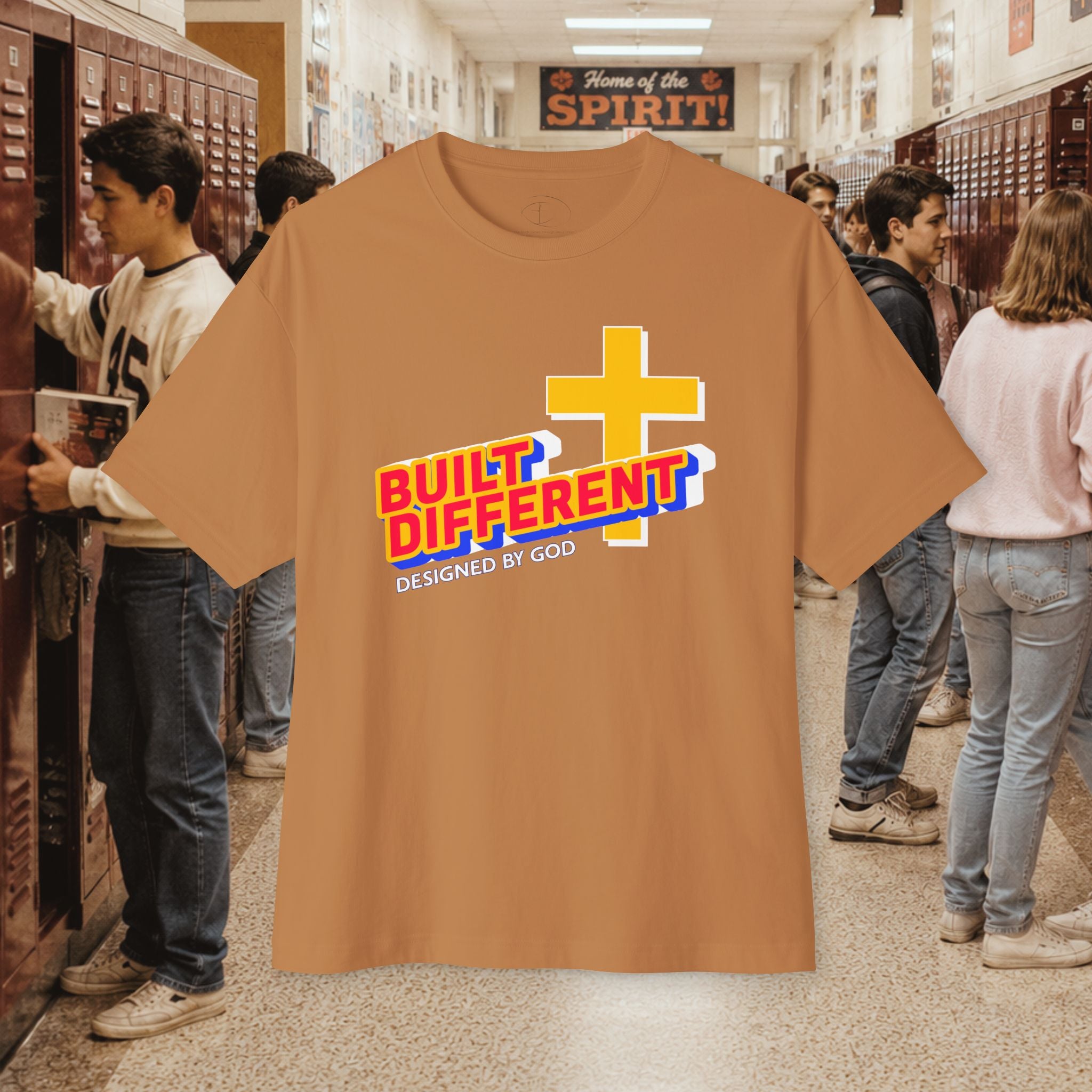 Built Different Oversized Boxy T‑Shirt