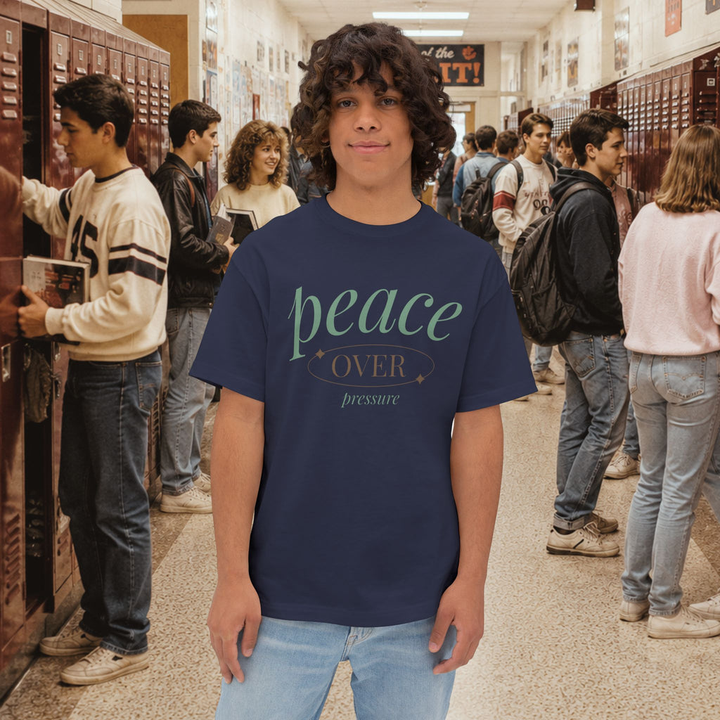 Peace Over Pressure Oversized Boxy T-Shirt