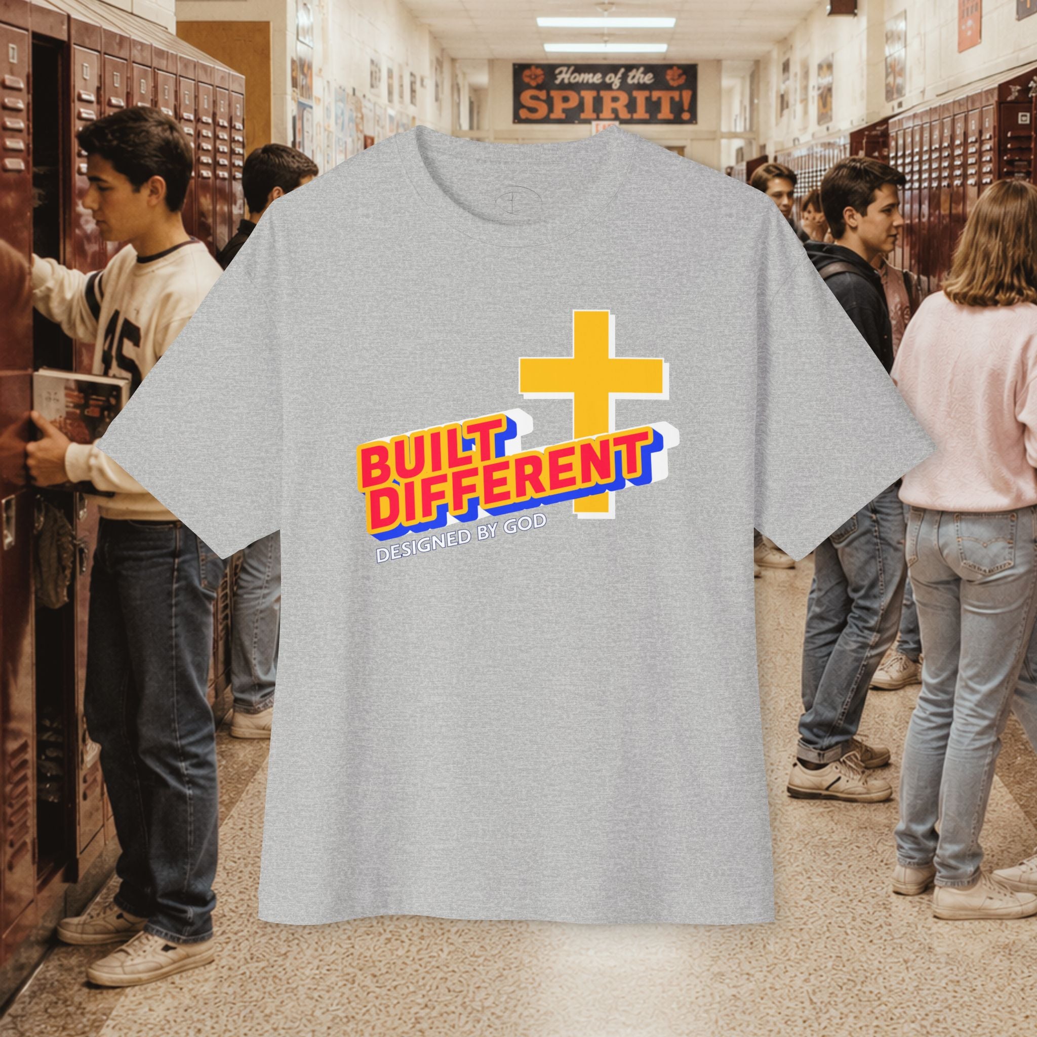 Built Different Oversized Boxy T‑Shirt