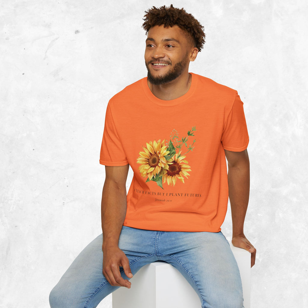 Jeremiah 29:11 T-shirt - Sunflower front