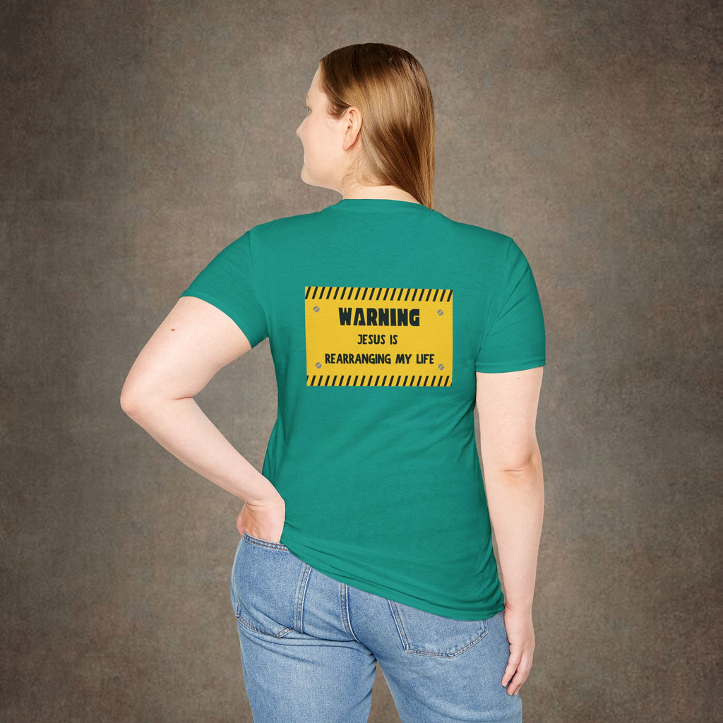 Warning Jesus Is Rearranging My Life T-Shirt