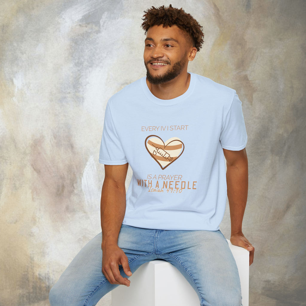 The prayer with a needle T-shirt