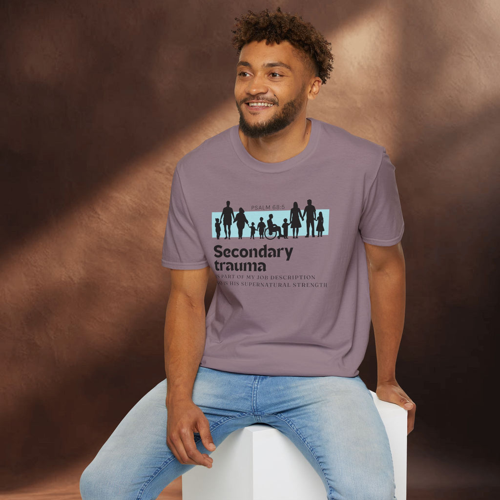 His Supernatural Strength - Psalm 68:5 T-Shirt