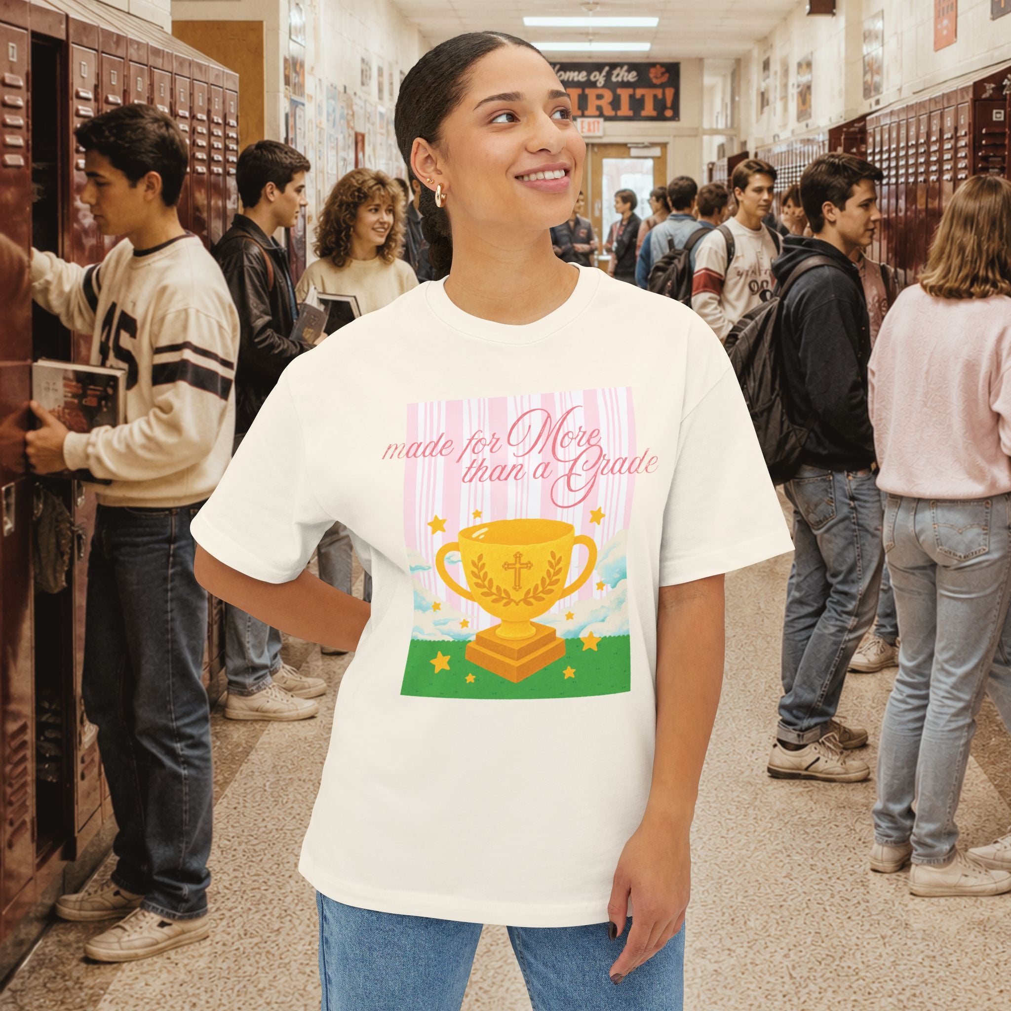 Made for More Than a Grade Oversized Boxy T-Shirt