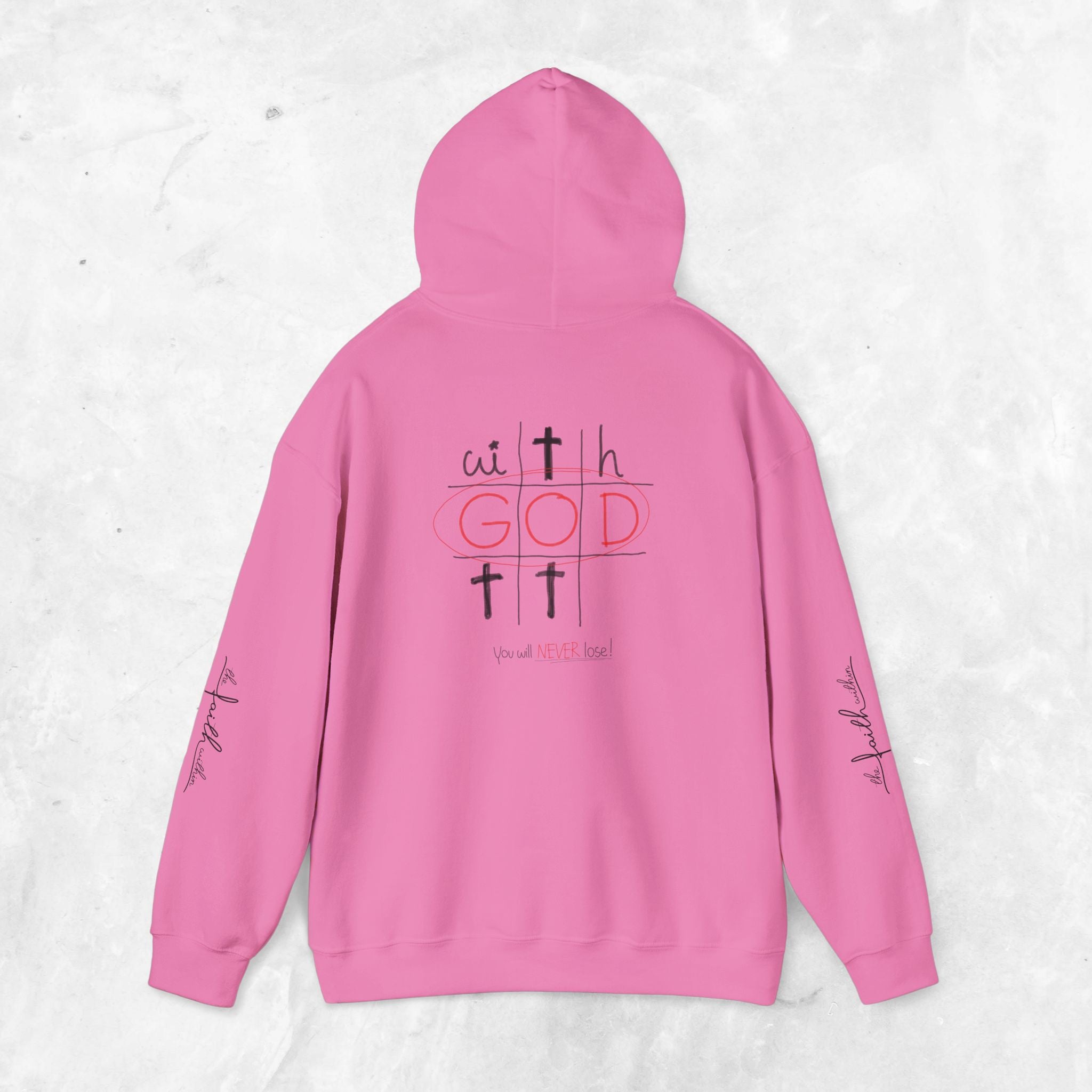 With God you will never lose hoodie