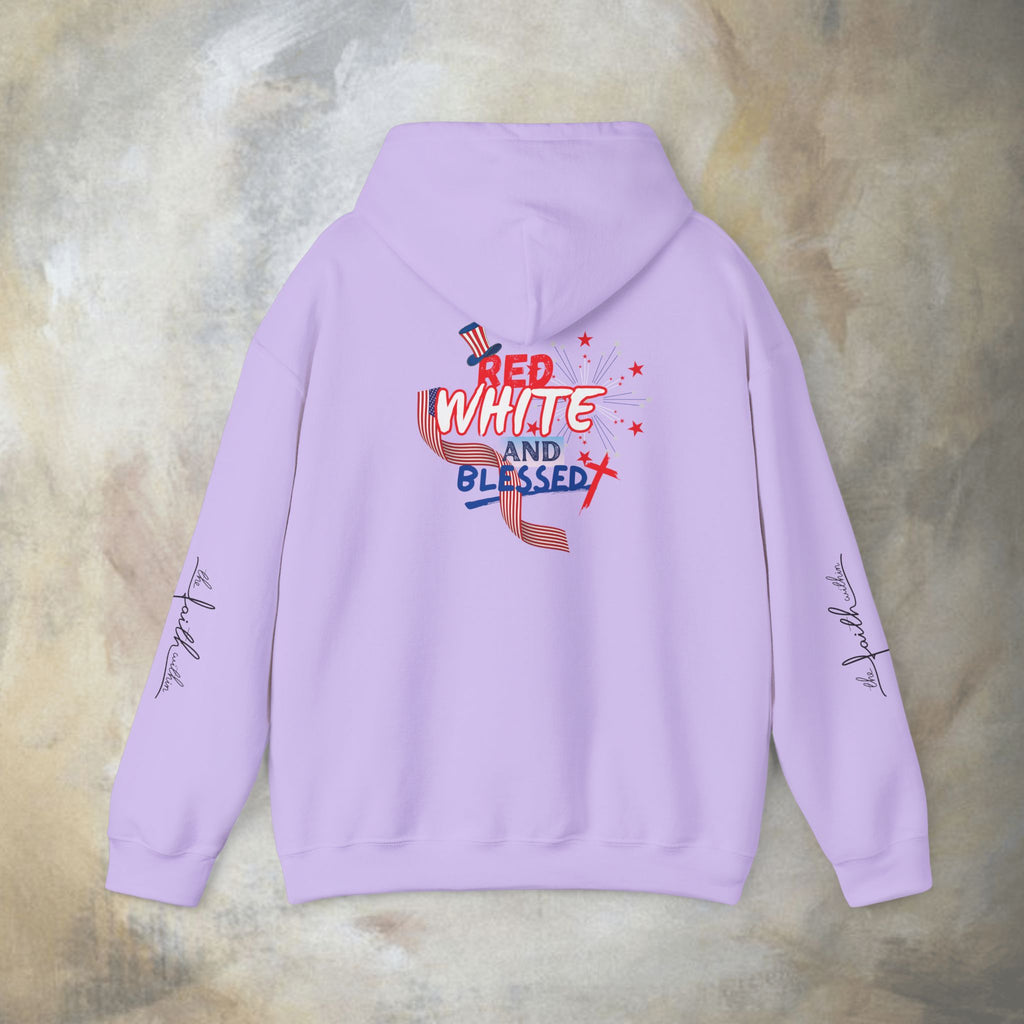 Red White and Blessed Hoodie