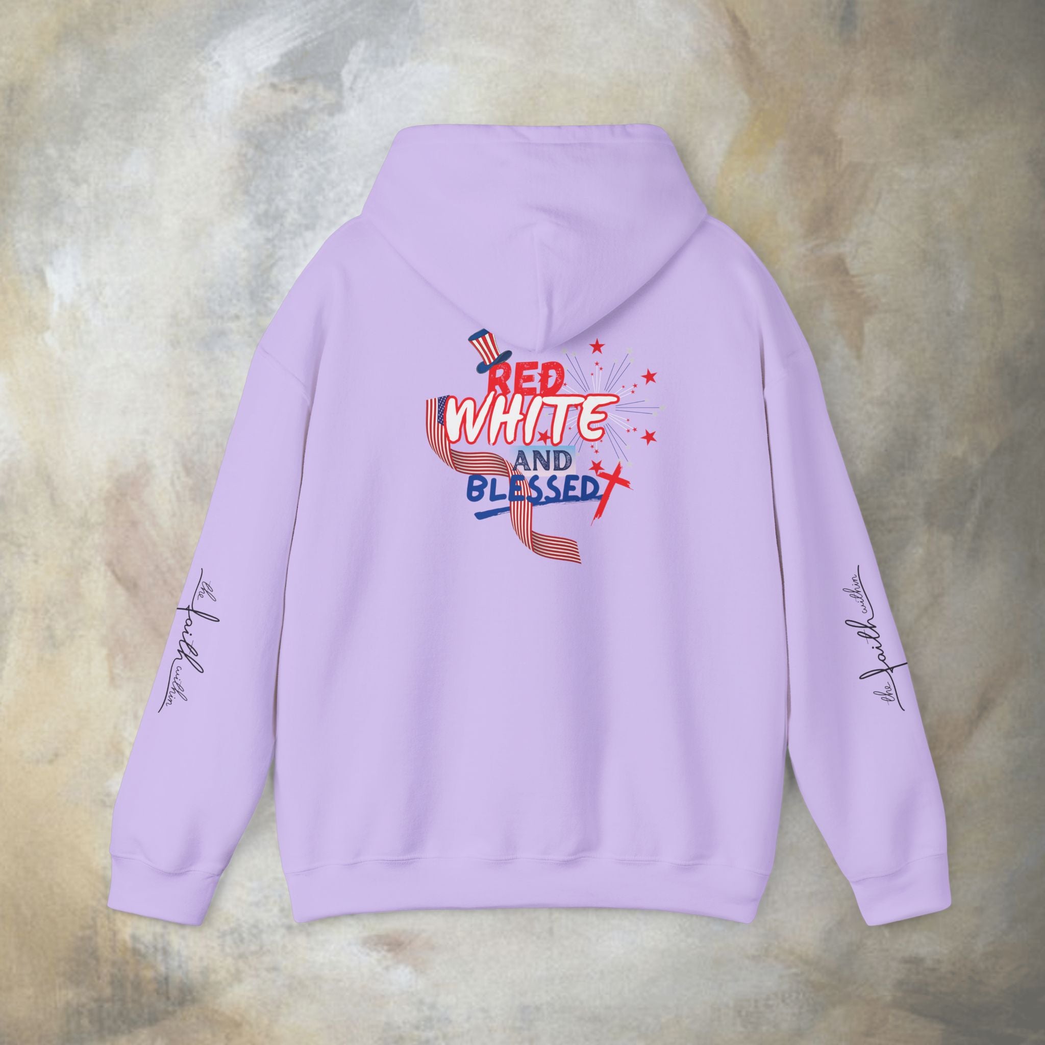 Red White and Blessed Hoodie