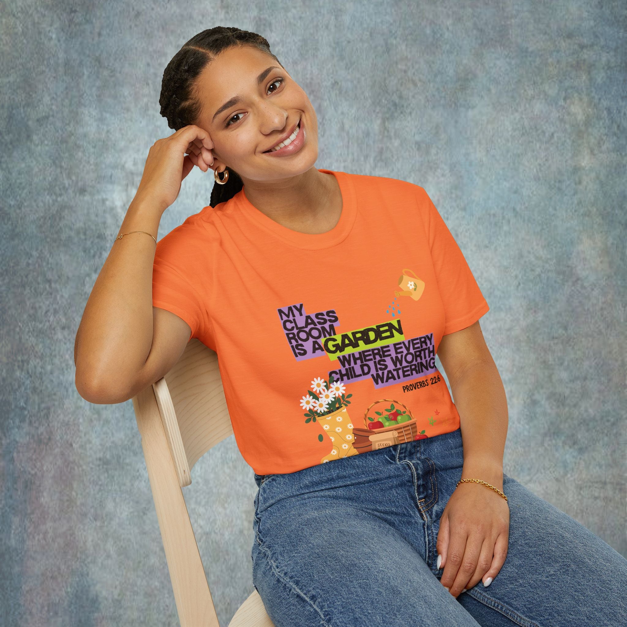 My Classroom Is a Garden Proverb 22:6 T-Shirt