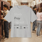 Study Pray Repeat Oversized Boxy T-Shirt