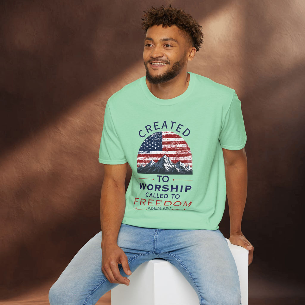 Created to worship called to freedom T-Shirt