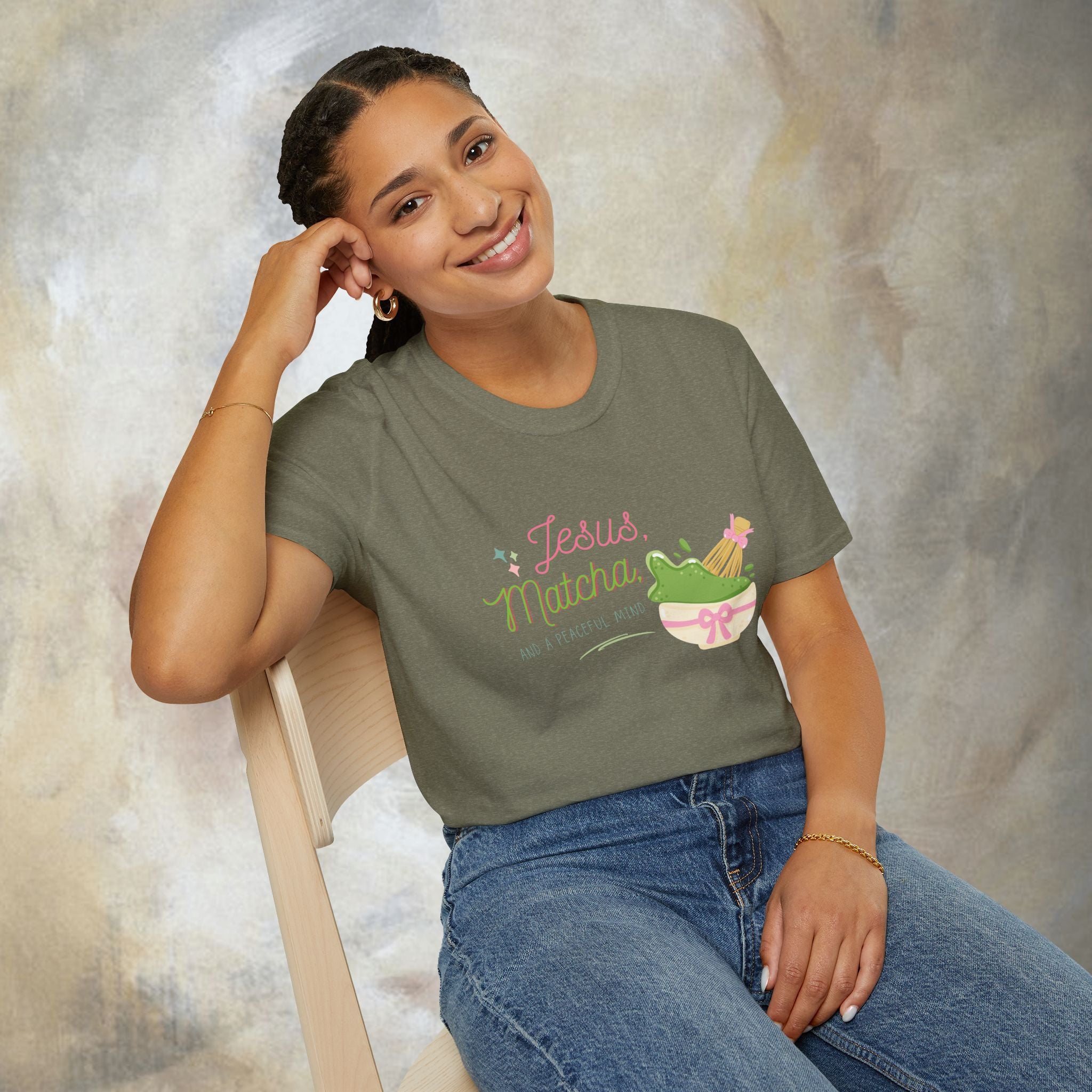 Jesus, Matcha and a peaceful mind T-shirt